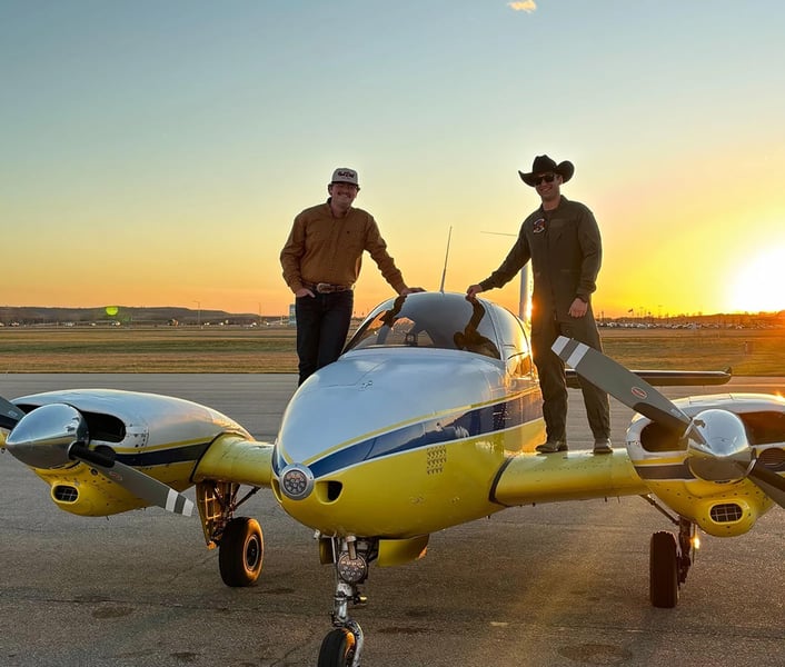 sunset-cowboy-plane-awesome-pic