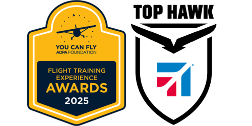 AOPA and Top Hawk banner (2)